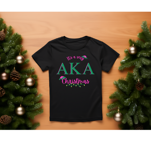 D9 Sorority Holiday Top- Greek Letters