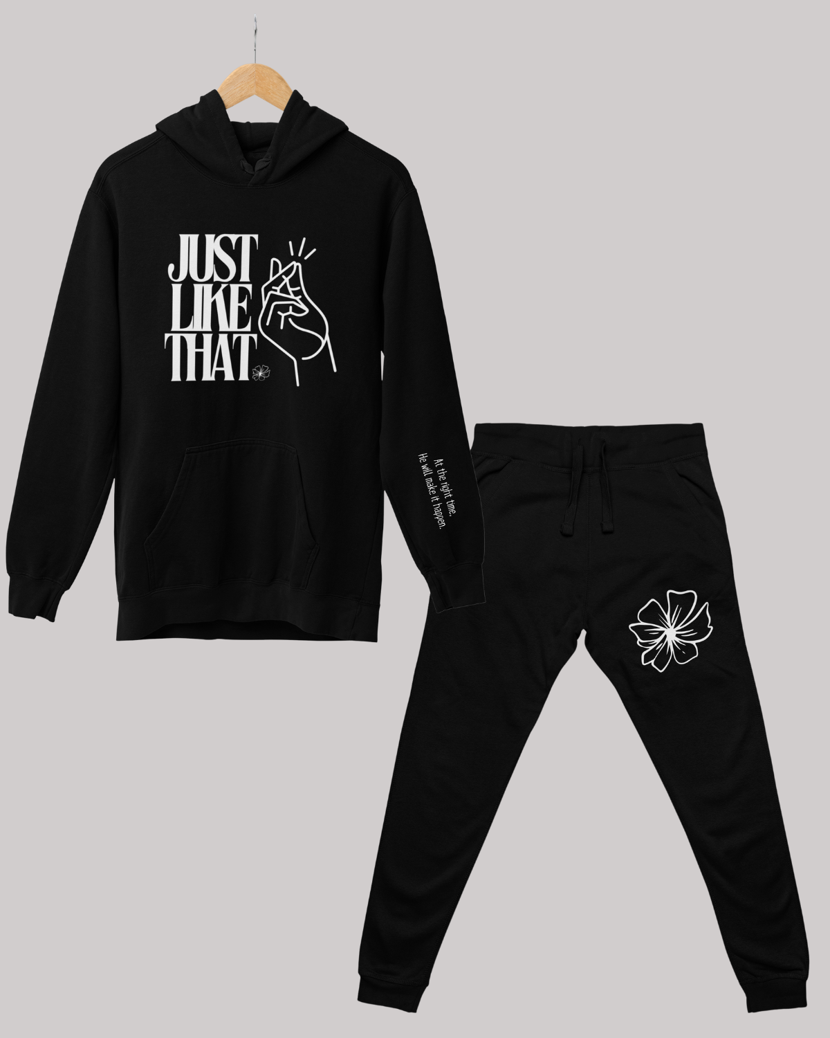 Just Like That- Hoodie Set